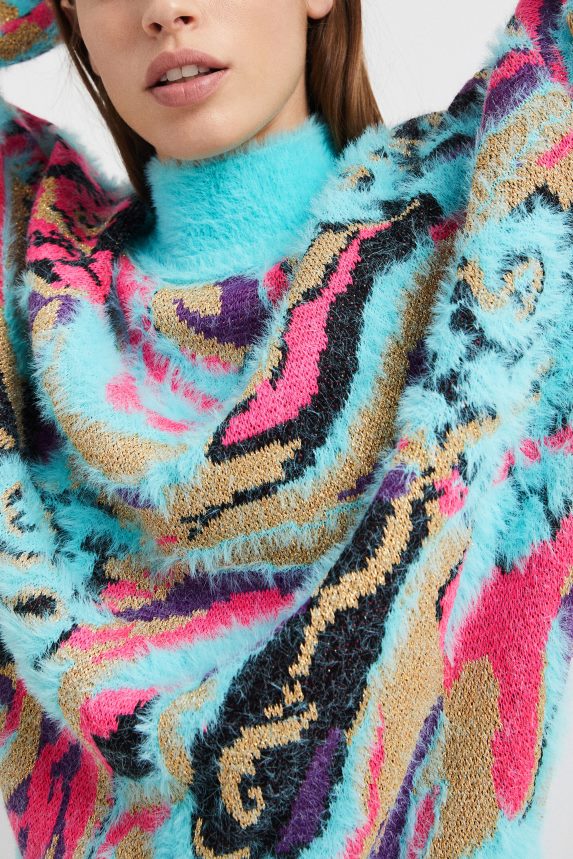 Women DesigualKnit roll-neck jumper Clothing 68X2401117