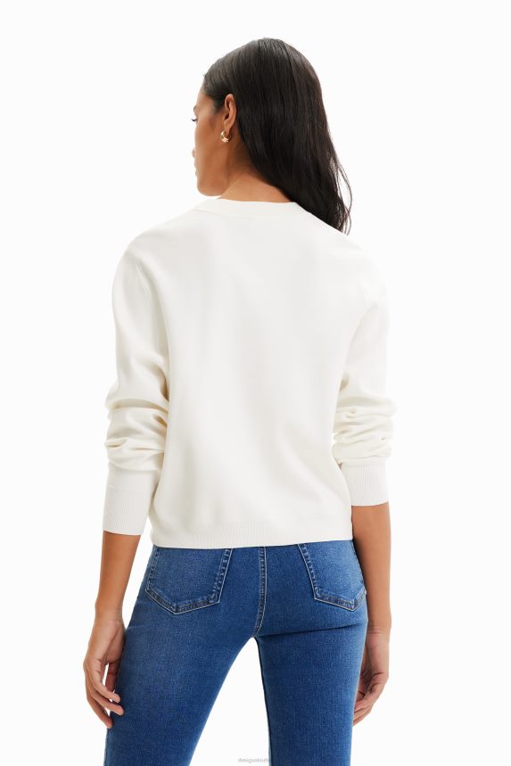 Women DesigualMickey Mouse embroidered pullover Clothing 68X240351