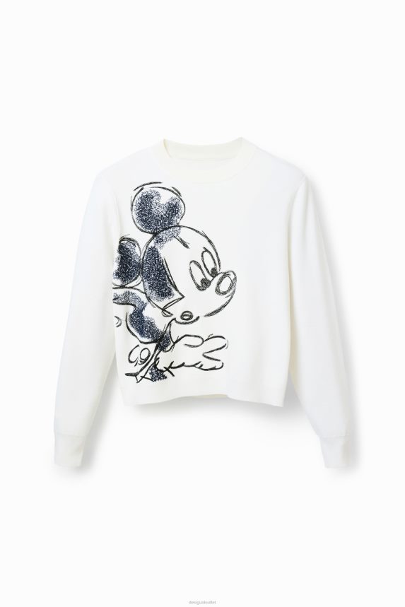 Women DesigualMickey Mouse embroidered pullover Clothing 68X240351