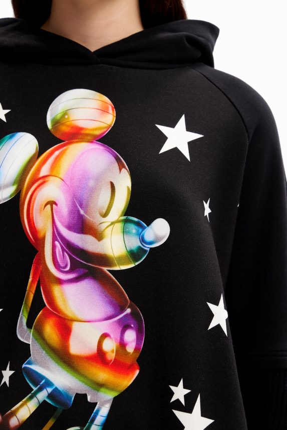 Women DesigualOversize Mickey Mouse hoodie Clothing 68X24043