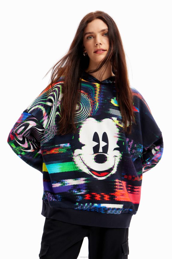 Women DesigualOversize Mickey Mouse sweatshirt Clothing 68X24034