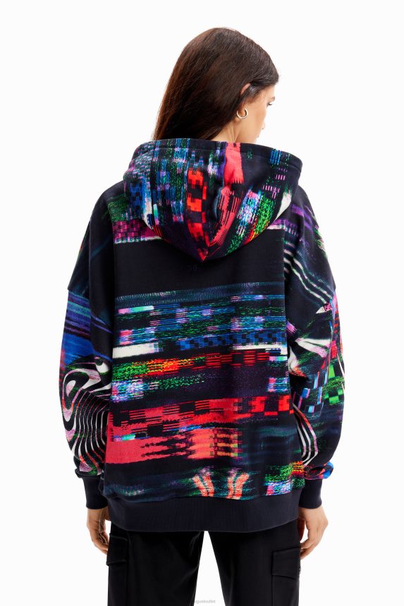 Women DesigualOversize Mickey Mouse sweatshirt Clothing 68X24034