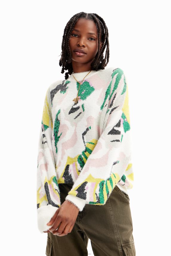 Women DesigualOversize arty pullover Clothing 68X240210