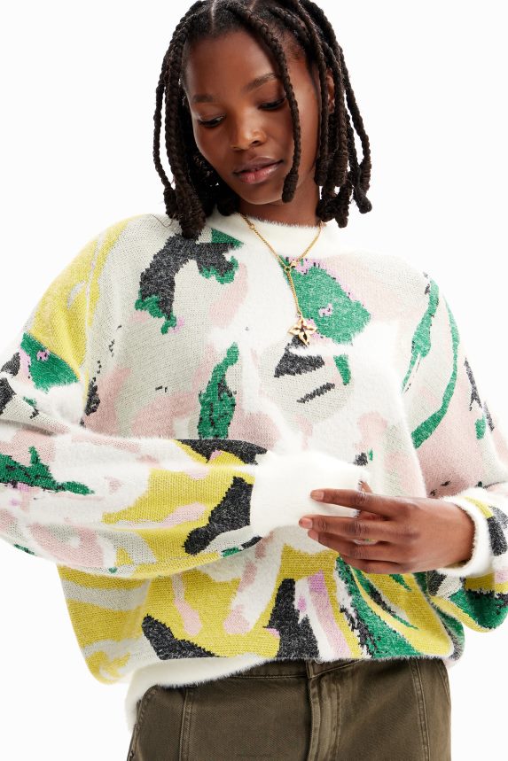Women DesigualOversize arty pullover Clothing 68X240210