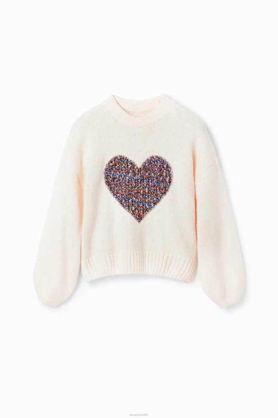 Women DesigualOversize heart pullover Clothing 68X240310