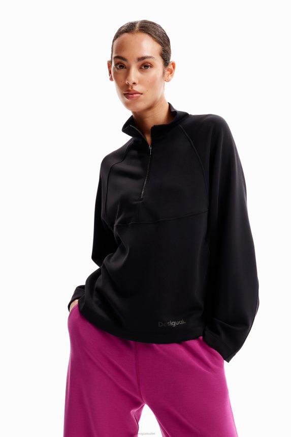 Women DesigualOversize sport sweatshirt Clothing 68X240172