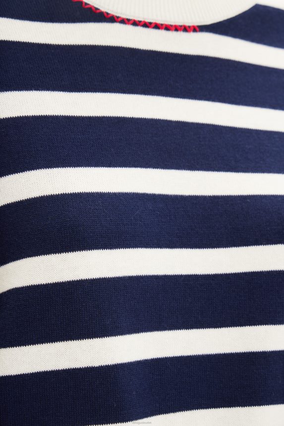 Women DesigualSailor stripes pullover Clothing 68X240836