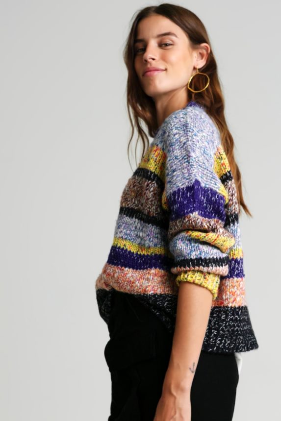 Women DesigualTricot jumper marbled Clothing 68X2401033