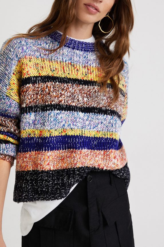 Women DesigualTricot jumper marbled Clothing 68X2401033