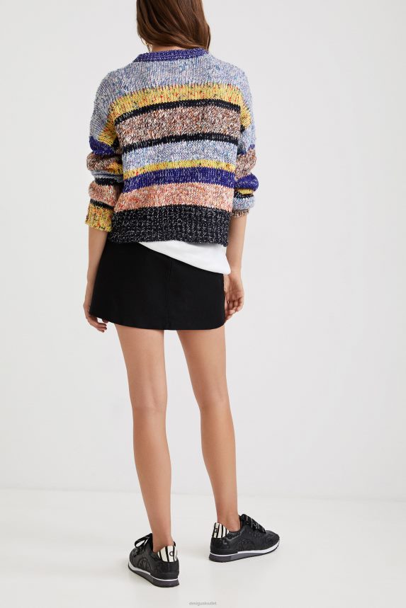 Women DesigualTricot jumper marbled Clothing 68X2401033