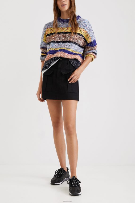 Women DesigualTricot jumper marbled Clothing 68X2401033