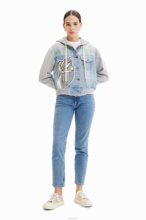 Women DesigualBugs Bunny trucker sweatshirt Clothing 68X240443