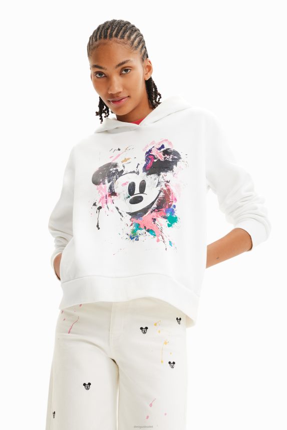 Women DesigualDisney's Mickey Mouse splatter sweatshirt Clothing 68X240391