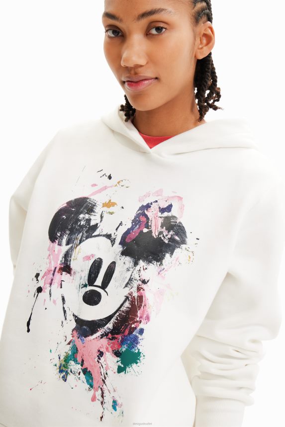 Women DesigualDisney's Mickey Mouse splatter sweatshirt Clothing 68X240391