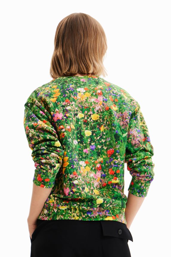 Women DesigualFloral plant sweatshirt Clothing 68X240292