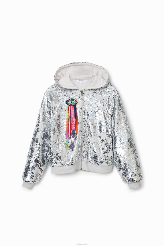Women DesigualJohnson Hartig sequined hoodie Clothing 68X2401098