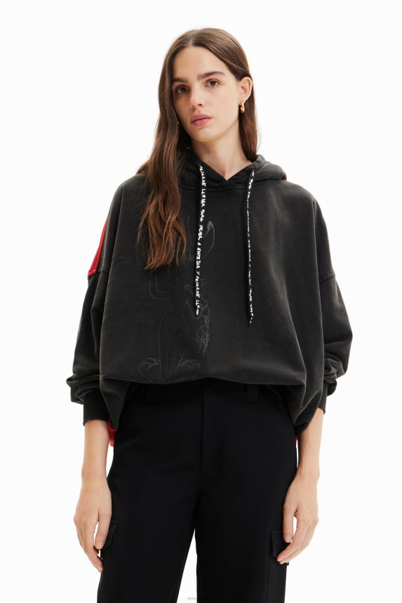 Women DesigualOversize Bugs Bunny sweatshirt Clothing 68X240943