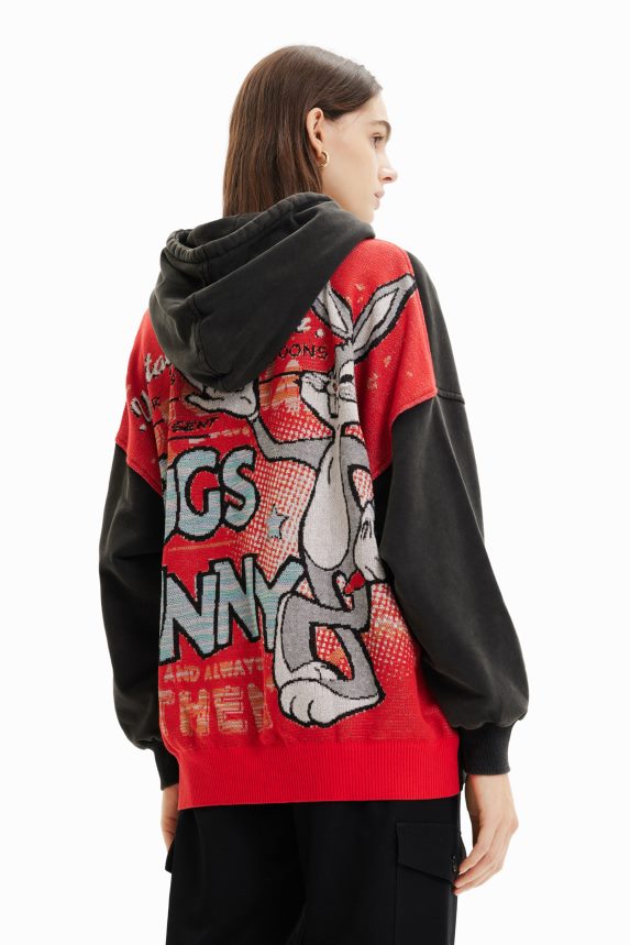 Women DesigualOversize Bugs Bunny sweatshirt Clothing 68X240943