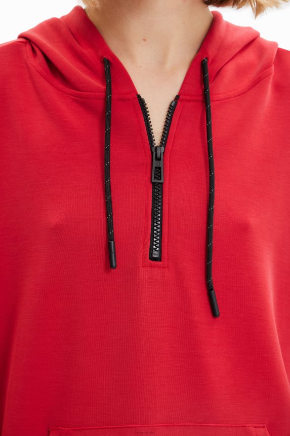 Women DesigualOversize soft-touch hoodie Clothing 68X240392