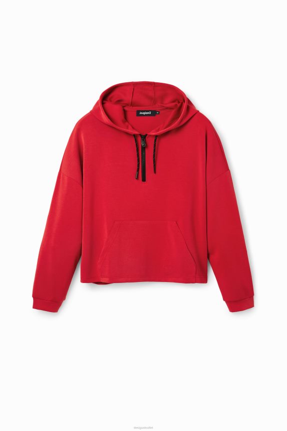 Women DesigualOversize soft-touch hoodie Clothing 68X240392