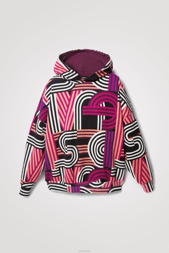 Women DesigualOversized long hoodie Clothing 68X2401129