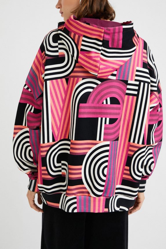 Women DesigualOversized long hoodie Clothing 68X2401129