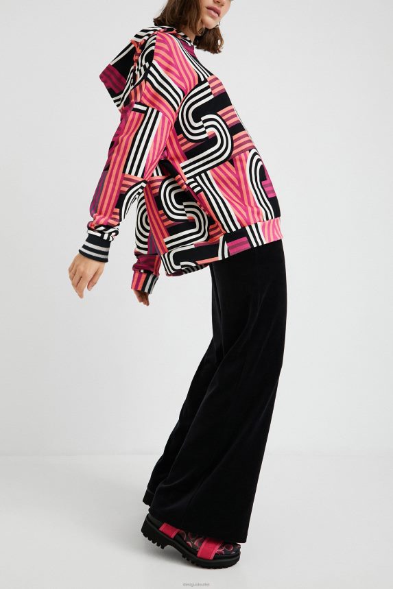 Women DesigualOversized long hoodie Clothing 68X2401129