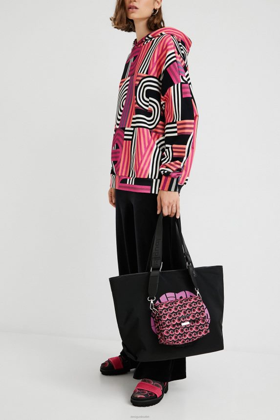 Women DesigualOversized long hoodie Clothing 68X2401129