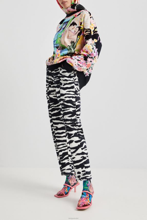 Women DesigualOversized plush sweatshirt Clothing 68X240461