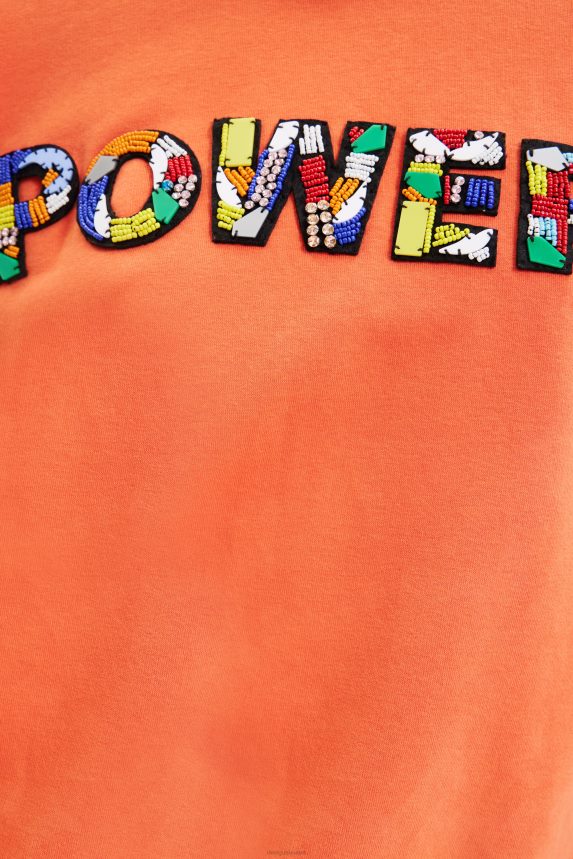 Women DesigualPower patch sweatshirt Clothing 68X240422