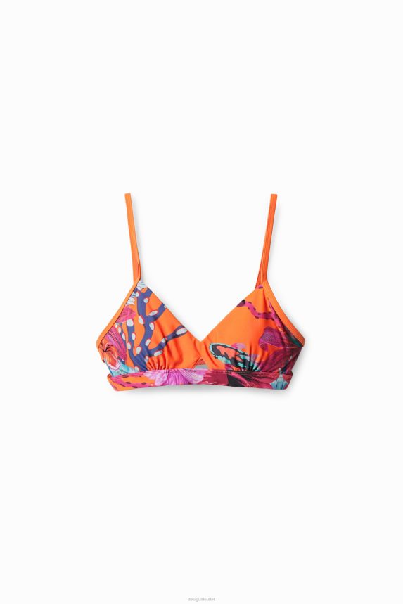 Women DesigualCoral triangle bikini top Clothing 68X2401130