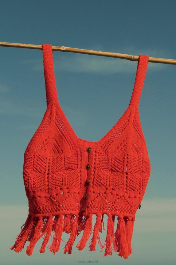 Women DesigualCrochet crop top Clothing 68X240677
