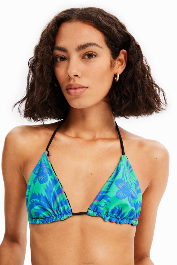 Women DesigualReversible triangle bikini top Clothing 68X240526