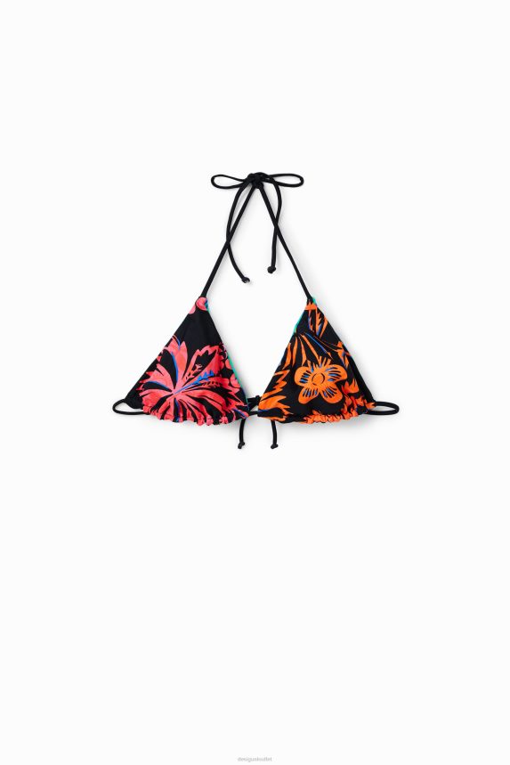 Women DesigualReversible triangle bikini top Clothing 68X240526