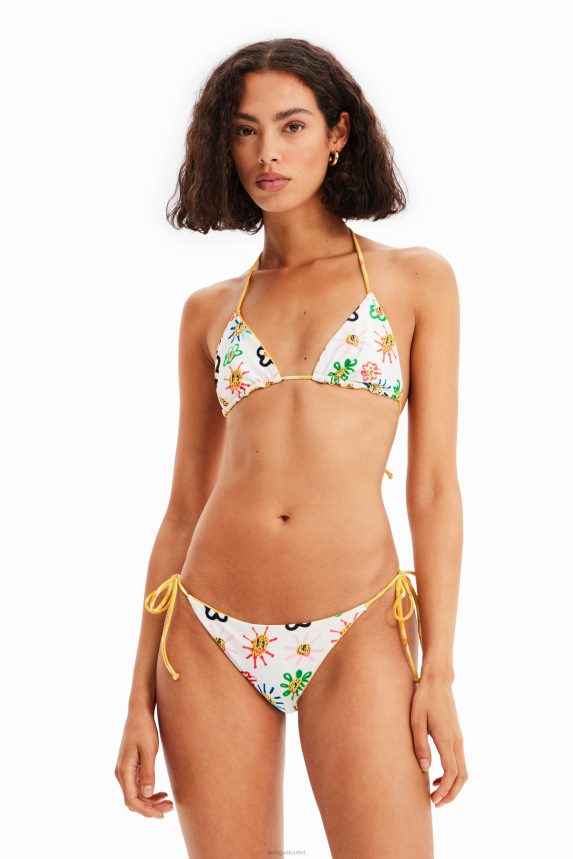 Women DesigualReversible triangle bikini top Clothing 68X240676