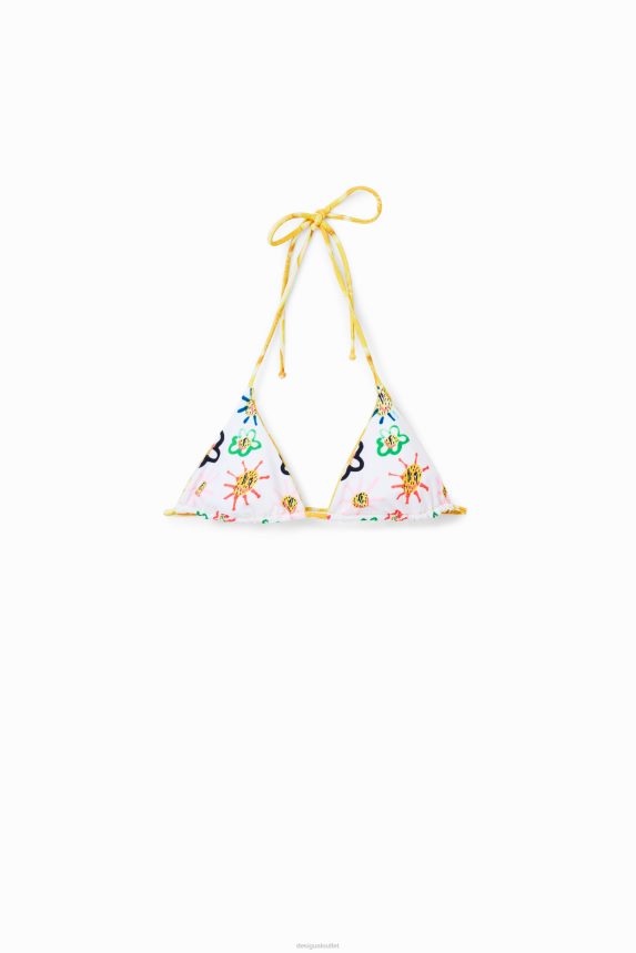 Women DesigualReversible triangle bikini top Clothing 68X240676