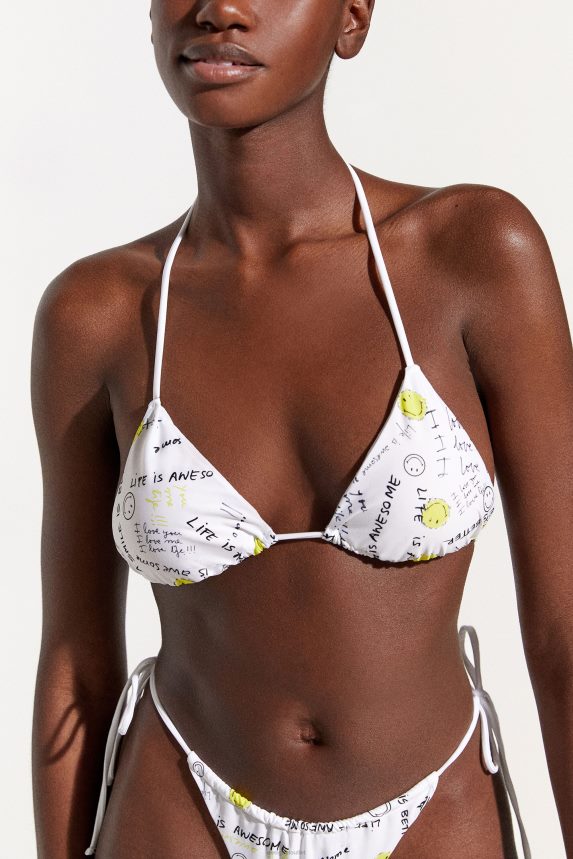 Women DesigualSmiley bikini top Clothing 68X240303