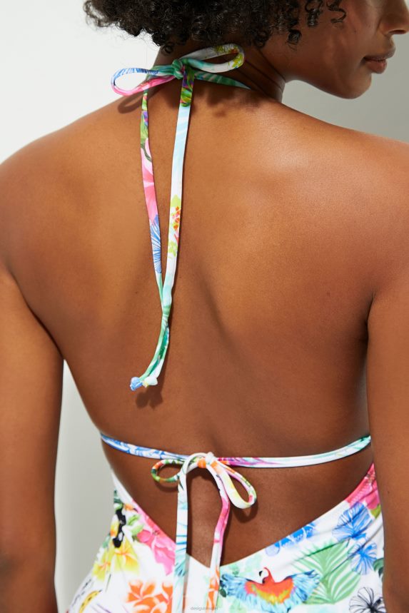 Women DesigualTropical straps swimsuit Clothing 68X2401132