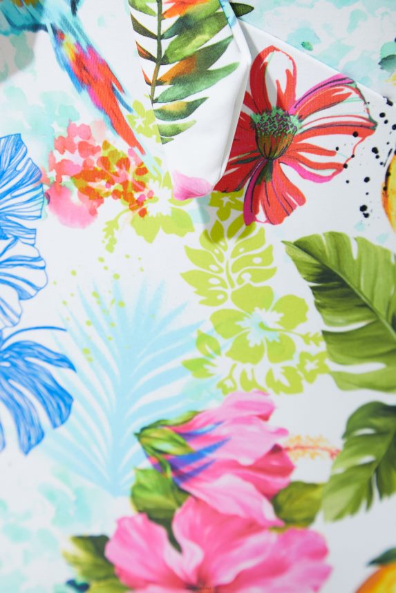 Women DesigualTropical straps swimsuit Clothing 68X2401132