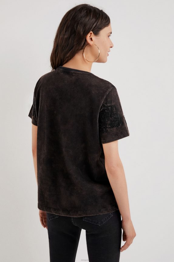 Women DesigualArty snake T-shirt Clothing 68X2401090