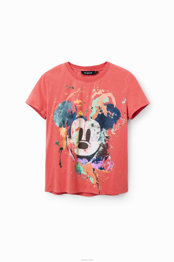 Women DesigualDisney's Mickey Mouse arty T-shirt Clothing 68X240901
