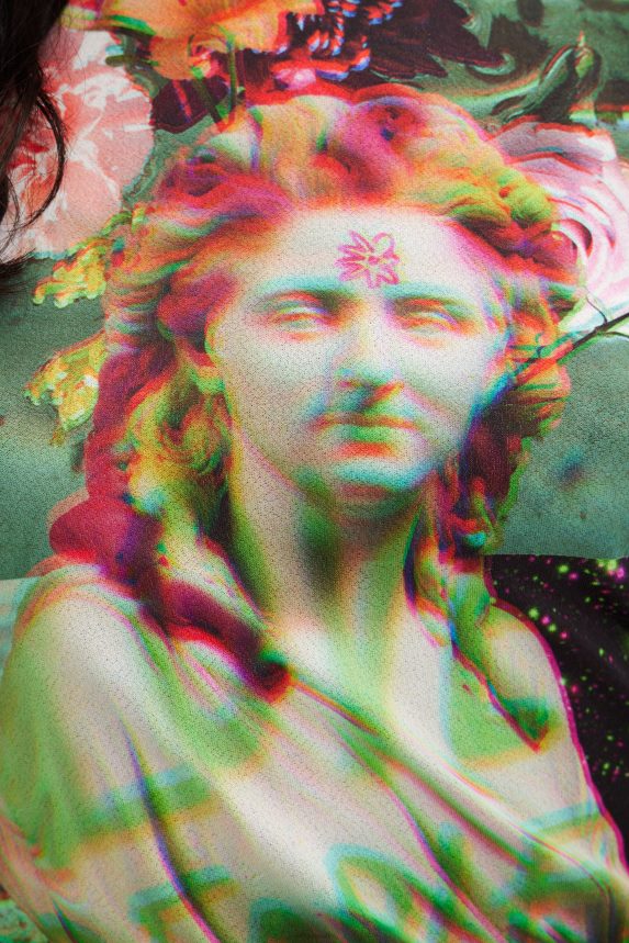 Women DesigualFantasy bust T-shirt Clothing 68X240963