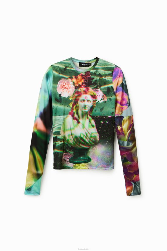 Women DesigualFantasy bust T-shirt Clothing 68X240963