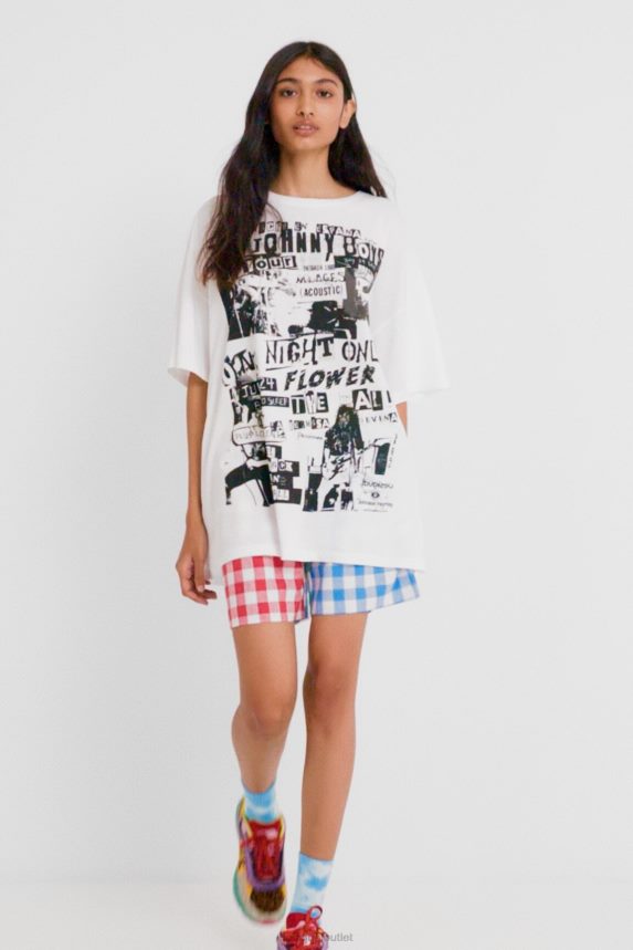 Women DesigualJohnson Hartig unisex oversize T-shirt Clothing 68X240439