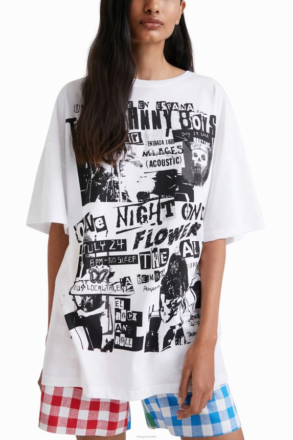 Women DesigualJohnson Hartig unisex oversize T-shirt Clothing 68X240439