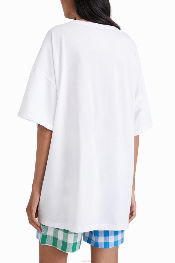 Women DesigualJohnson Hartig unisex oversize T-shirt Clothing 68X240439
