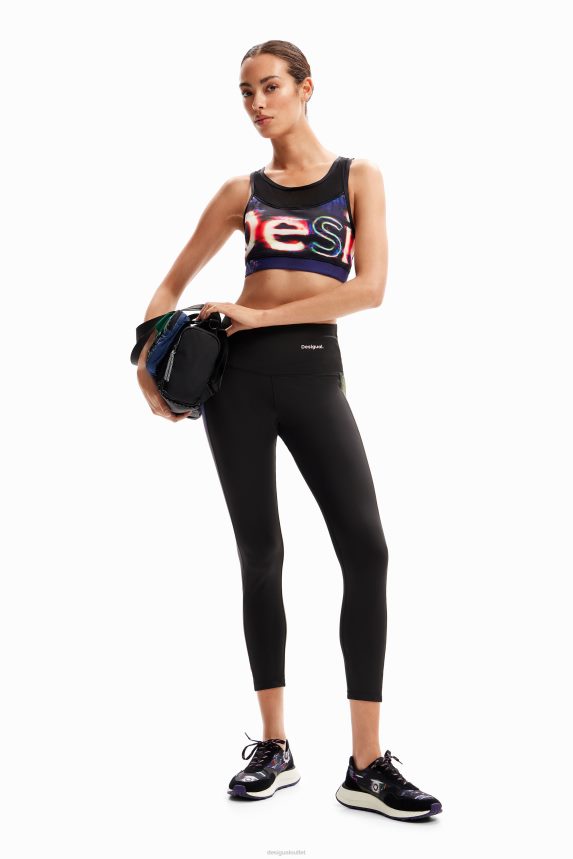 Women DesigualLogo sport top Clothing 68X240207