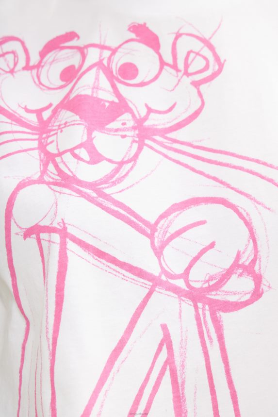 Women DesigualPink Panther sleeveless T-shirt Clothing 68X240852