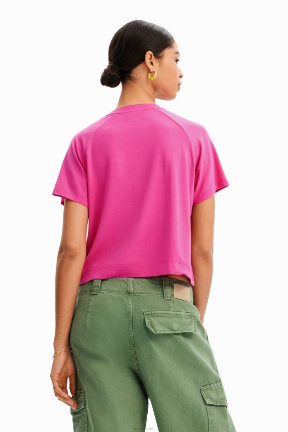 Women DesigualShort mesh sport T-shirt Clothing 68X240664