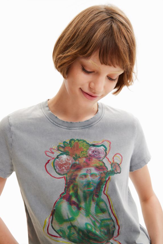 Women DesigualShort-sleeve bust T-shirt Clothing 68X2401017